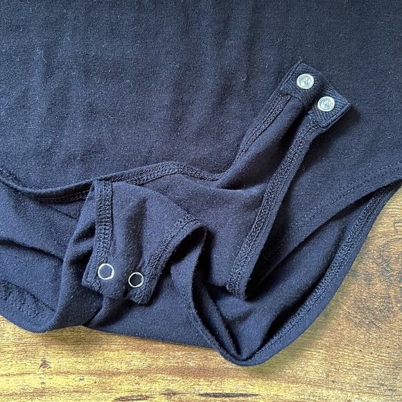 Forever 21 Black Self-Tie Halter Deep Cut Chest Bodysuit - Picture 8 of 12